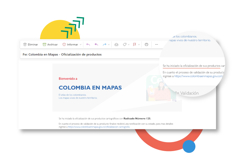 Correo de radicaci&oacute;n.
